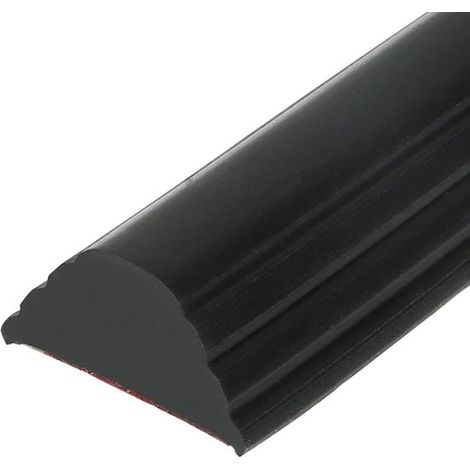 Allecto Plus，Juntas para puertas y cabinas de ducha，Junta hidrófuga para ducha，Protección antivibración，Negro，1 metro (1/5)