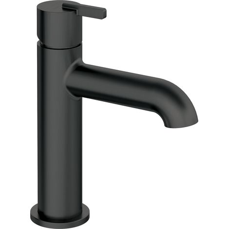 Deante Silia robinet lavabo noir mat design élégant (1/5)