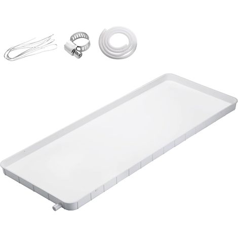 Drain De Condensats pour Climatiseur Externe, Drain en Plastique, Kit De Drainage Universel pour Climatiseur De Fenêtre, Drain Pp5 avec Tuyau De Drainage, 91.5x45cm/36x18in (1/5)