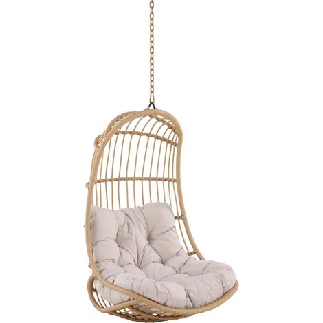 Fauteuil Suspendu "Pulau" 120cm Naturel (1/5)