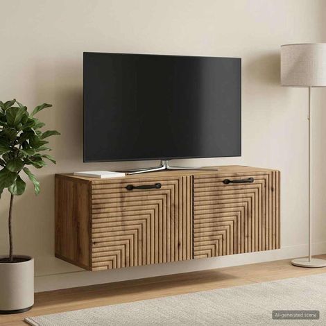 Wandmontierter TV-Schrank 78,5 x 31 x 30 cm Artisan-Eiche (1/5)