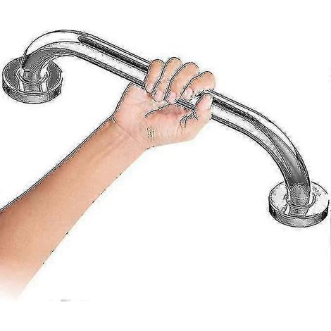 Barre d'appui de toilette 230 mm en acier inoxydable chromé, poignée de douche, poignée de baignoire, barres d'appui de salle de bain (1/5)