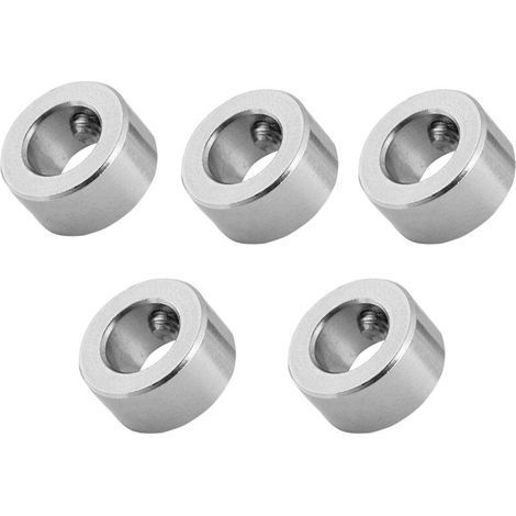 AMXCNOY 5 Stück 8mm Wellenklemme T8 Schraubensicherungsring Edelstahl Passend für 8mm T8 Schrauben (1/4)
