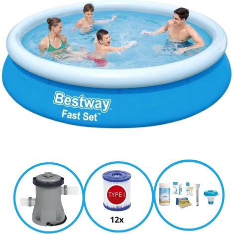 Bestway Bestway Fast Set Ronde - 366x76 cm - 4-pièces S22656 (1/5)