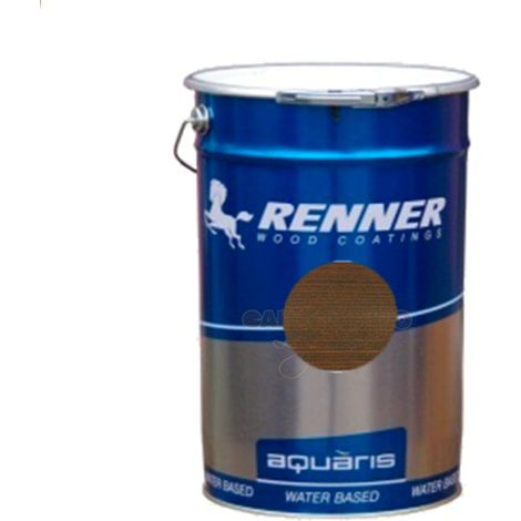 Renner - Impregnante all&aposacqua aquaris per conifere da 5 kg YM-M040- / T21 - Noce brennero