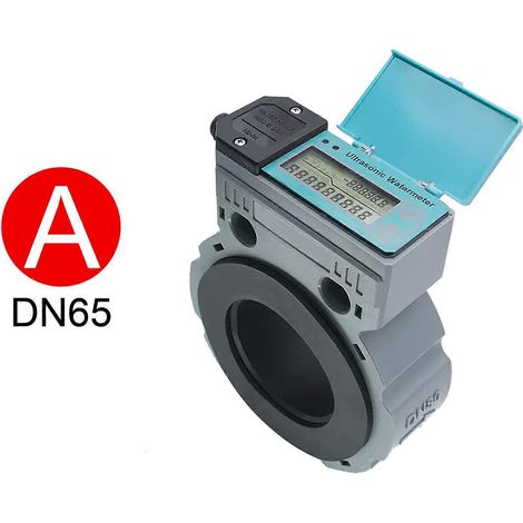 Compteur d'eau à ultrasons DN100mm 4 pouces, alimentation par batterie, débitmètre d'eau numérique IP68 (1/5)
