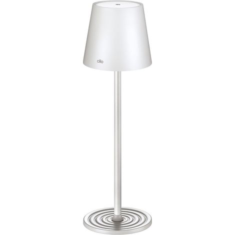 Cilio - Lampe de table Led Sole blanche