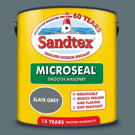 SANDTEX MICROSEAL SMOOTH MASONRY SLATE GREY 2.5L