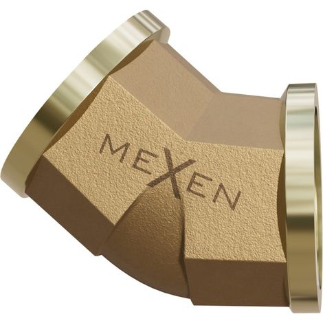 Mexen BRASS Winkel 45° Messing 1/2 AG x 1/2 AG - W97424-1212 (1/2)