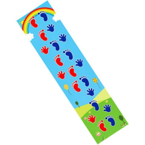 Children's Hand Foot Coordination Mat, 2.8 x 0.6 m, Fabric with Colourful Patterns, Single (1/5)