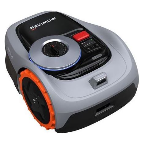 Navimow – Robot tondeuse Segway i105E – Surface d'action jusqu'à 500 m² – Guidage GPS RTK – Largeur de coupe 18 cm – Résistant intempéries IP66 - SGW001