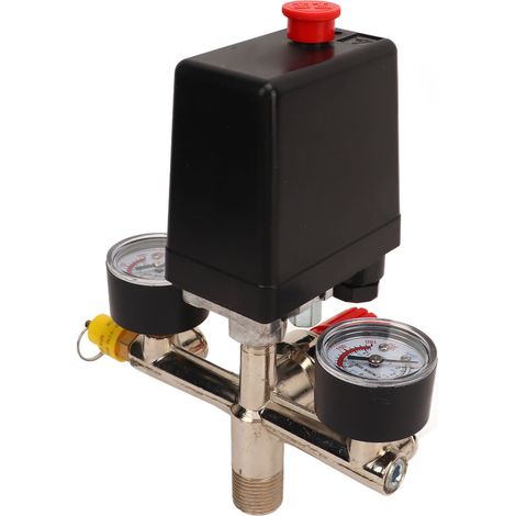 Druckschalter für Luftkompressoren, präzises automatisches Regelventil 0-180 PSI, Luftdruckregler. (1/5)