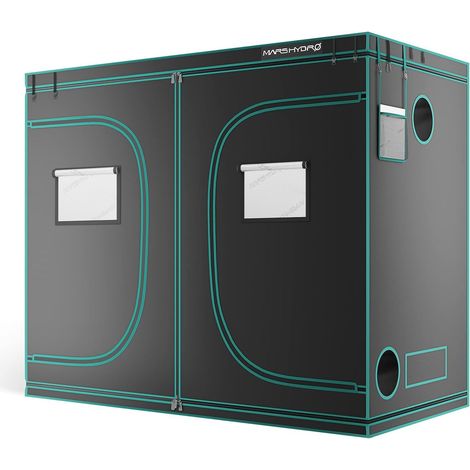 Mars Hydro 240x120x200cm Growbox GrowZelt Indoor Pflanzenzelt Growroom Darkroom Growschrank Gewächshaus Grow Tent 1680D