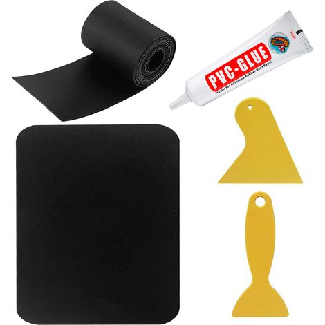 Hochleistungs-PVC-Reparaturset für Schlauchboote, Kajaks und Kanus – Strapazierfähiges PVC-Bootsreparaturset mit Klebstoff (1/5)