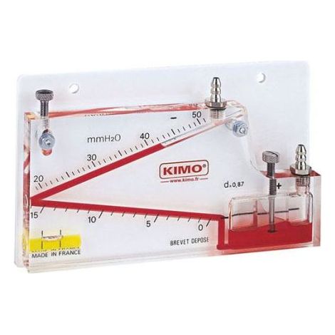Manomètre KIMO VH50 E6 PA 500Pa max, Différentielle ( Prix pour 1 )