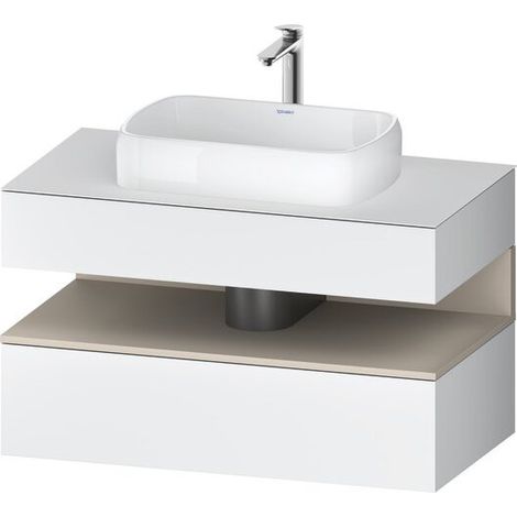 DURAVIT QA4731083180000 QTG KWTU WH Ek. 1000x550x600 Blanc mat H