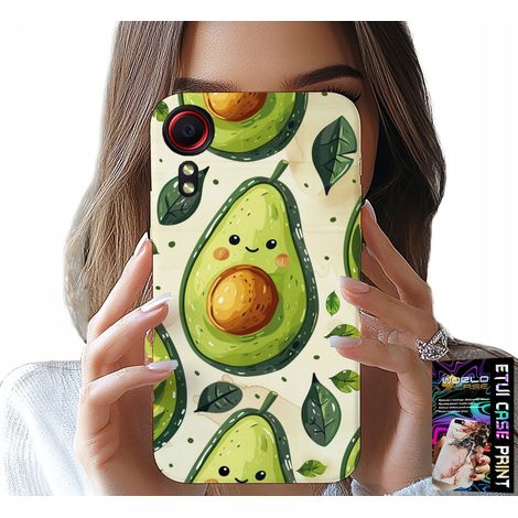 Custodia per Samsung Galaxy XCover 7 - custodia con avocado sorridente (1/5)