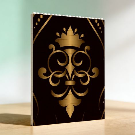 Cadre souvenir en briques créatif à faire soi‑même, cadeau d’anniversaire (1/5)