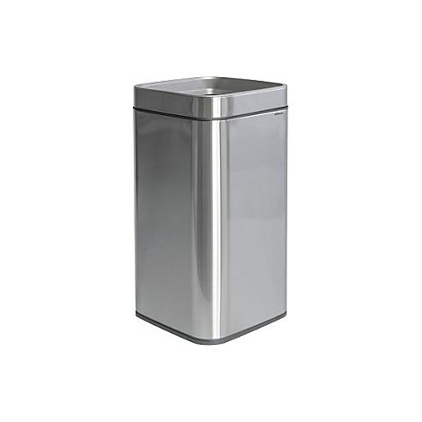 MAUL Cestino per carta in acciaio inox anti-impronte alt