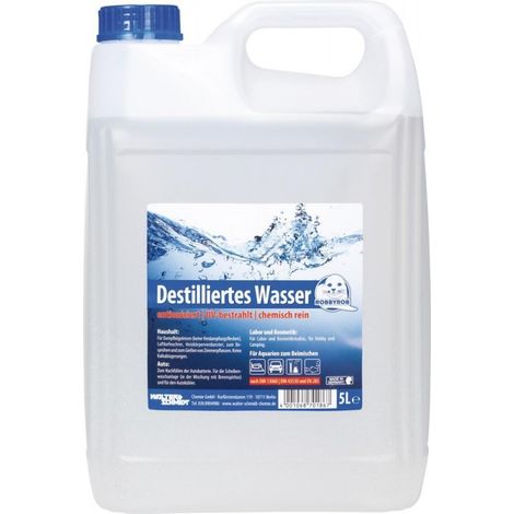 Agua destilada 5L bote ROBBYROBTrack artículo STRECKE
