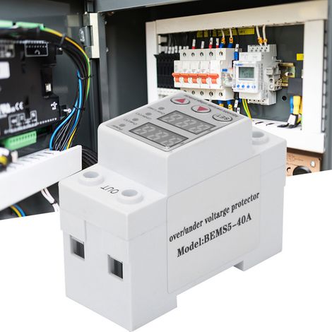 BERM @ BEMS5-40A 230V 40A Protection numérique intelligente contre les surtensions et les surintensités (1/5)