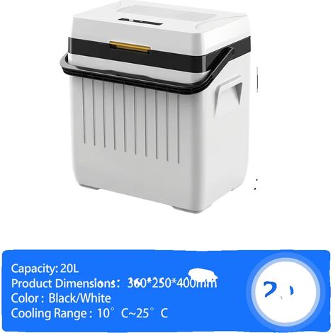 Réfrigérateur, Congélateur Mini Portable, Système de Refroidissement Efficace, 20L (1/2)