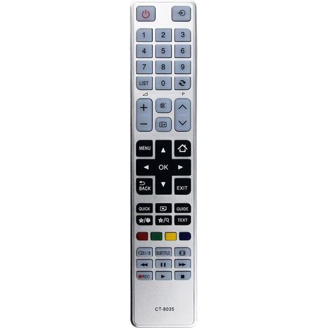 Sustituye al mando a distancia CT-8035 para los modelos 40L3453DB, 40L1653DB, 32W3453DB, 32W3451DB, 32D3453DB, 40L3451DB y 40L3455DB. (1/2)