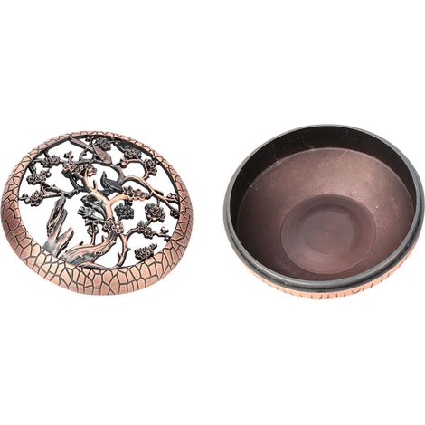 Brûleur à encens en porcelaine pour spirales anti-moustiques, design classique - Décoration d'intérieur raffinée (1/5)