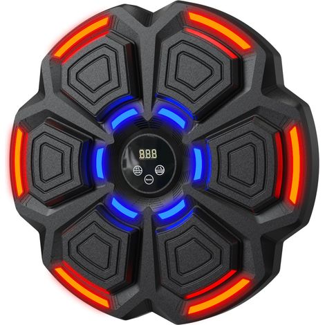 Adult Music Boxing Trainer – 9 modes and 9 speeds, wall-mounted training – smart counter and Bluetooth music. (1/4)