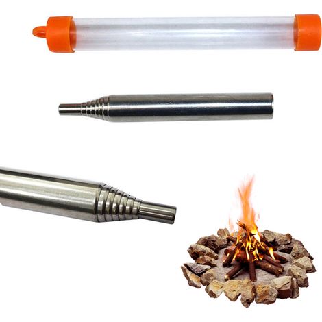 Einziehbarer Edelstahl-Feuerlöschschlauch für Grill und Camping (1/4)