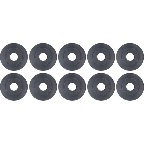 10 Lames de Rechange pour Coupe-Tubes en Acier au Manganèse Ultra-Fines, Diamètre Extérieur 18mm, Intérieur 5mm, Largeur 3.8mm (1/5)