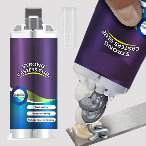 Soudure à Froid Metal,Pâte Réparation en Métal,Magic Welding Glue 90g AB Glue,Colle Metal Extra Forte,Soudure Magique Colle, Colles Époxy Métal,pour Réservoirs Carburant,Plomberie (1/5)