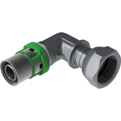Comap – Coude à écrou tournant 26 x 3 vers 3/4 – Raccord multicouche pour plomberie – Lot de 2 – 7096GW2634 (1/6)