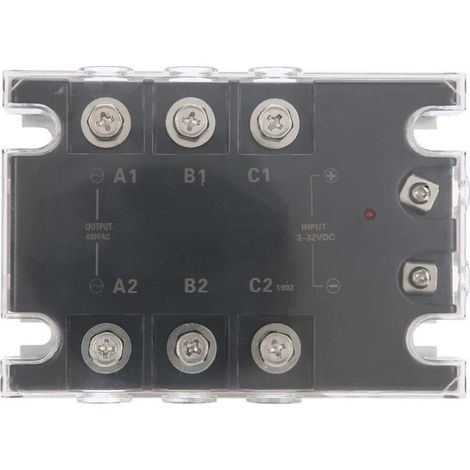 40A solid-state relay, compact, high efficiency, safe and stable, reliable, for domestic and industrial applications (1/5)