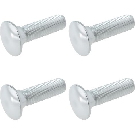 Store Lot de 4 vis chromées M8 x 30 mm 113707191B compatibles avec VW Kaefer (1/5)