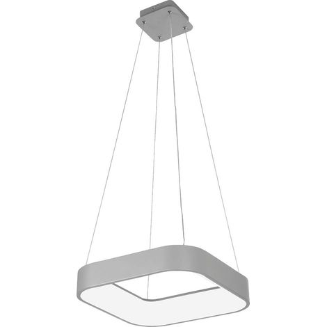 ADELINE, PENDANT LAMP, GREY, WHITE, BUILT-IN LED 28W 1792LM (1/3)