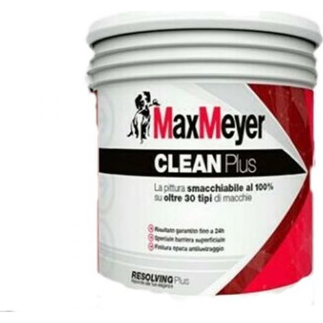 CLEAN PLUS LT. 0,75 BIANCO LA PITTURA SMACCHIABILE AL 100% SUPERLAVABILE