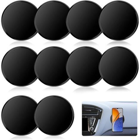 BUNTHAUS Lntyq Lot de 10 Tapis antidérapants pour Tableau, de Bord de Voiture Lavables et réutilisables en Gel de PU pour Ranger téléphone clé GPS Lunettes de Soleil pièces de Monnaie (8 x 8 cm) (1/5)