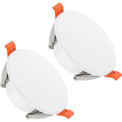 94mm 3 virgule 7 pouces Cache Trou Plafond Ressort 2 Pcs Blanc pour 2 virgule 2 à 3 virgule 4 pouces 1 virgule 8 x 1 virgule 9 x 1 virgule 4pouces (1/4)