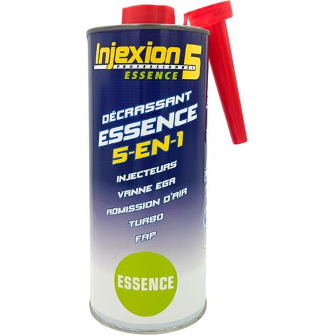 METAL 5 - Additif décrassant essence 5en1 - 1 litre - IEO5EN1 - Ce produit de marque INJEXION 5 est neuf.