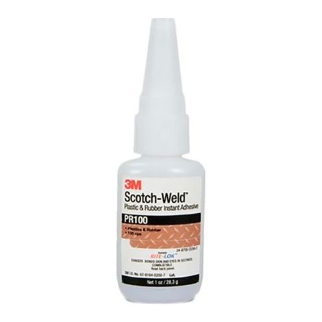 Super Glue 3M Liquide Transparent, Bouteille, 50 g, Scotch-Weld PR100 ( Prix pour 1 )