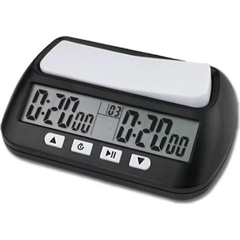 Montre Chronomètre d'Échecs Numérique 2024, Minuterie de Jeu et Compte à Rebours (1/5)