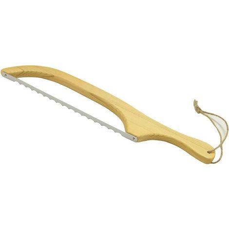 Scie à pain en bois manuelle pour la cuisine, facile à utiliser et sans danger pour les aliments (1/5)