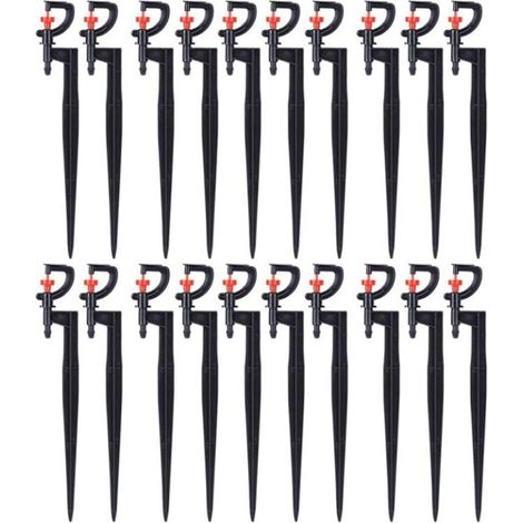 20pcs G-Type 360 Degree Rotating Micro Sprinklers Irrigation Sprinklers (1/4)