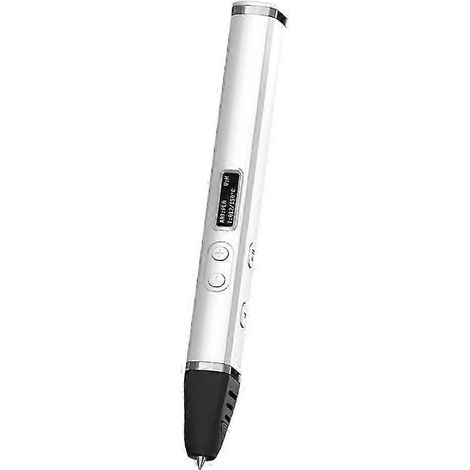 Ce stylo d'impression 3D, utilisé pour la création de cadeaux, est doté d'un écran OLED et d'une fonction d'extrusion rapide. Il utilise un câblage PLA et une prise de norme européenne (ZI). (1/5)