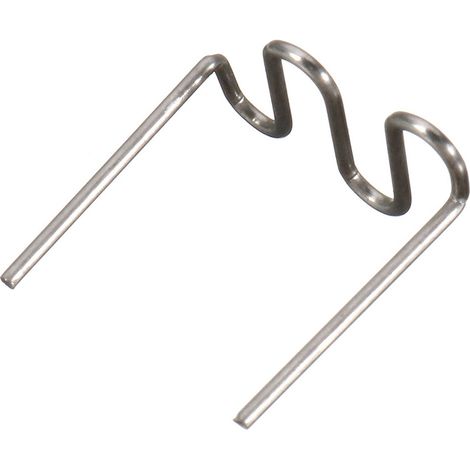 Agrafes plates chaudes universelles 100 pièces/ensemble prédécoupées 0.6mm-0.8mm pour agrafeuse en plastique, outil de réparation de soudeur (1/5)