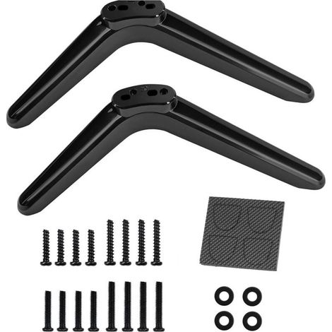 1 Support TV Universel 32-55 Pouces, Réglable en Hauteur, Charge 40 kg, VESA 800x500, Pour Salon Bureau (1/5)