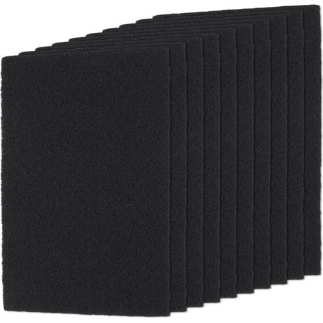 10 Pcs Gamme hotte Filtre à Charbon 27x20cm Filtre à Charbon pour hotte de Cuisine Gamme filtres à Charbon Actif Hottes Cuisine Remplacement Charbon Actif filtres éliminer Les odeurs (1/5)