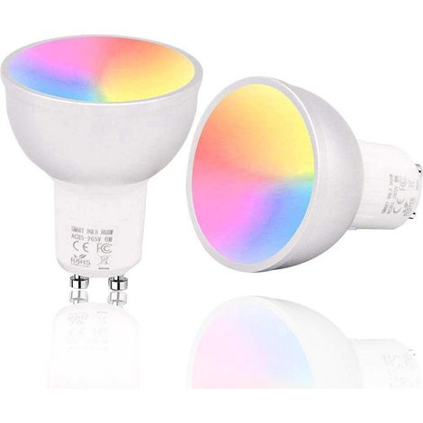 Lampadina smart a forma di tazza con telecomando, RGB+W, GU110, 2 pezzi (1/5)