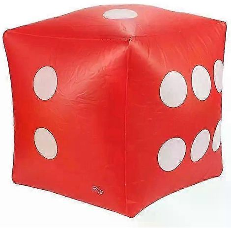 Dés gonflables amusants d'extérieur 3030cm, jeux de piscine, cube géant à points diagonaux, jouet pour enfants et adultes (1/5)